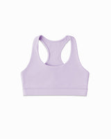 Heat Bootcamp Racer Bra - Lavender - Outline Logo