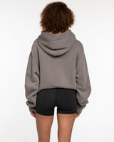 Fed By The Fruit Mens Hoodie - Washed Gray