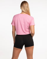 Heat Bootcamp Crop Tee - Bubblegum