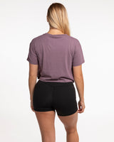 Heat Bootcamp Crop Tee - Mauve