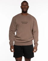 Collective Studios Midweight Unisex Crewneck - Washed Clay