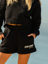 Team Ariana Womens Sweat Shorts - Black