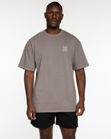 Heat Bootcamp Mens Heavyweight Tee - Washed Gray
