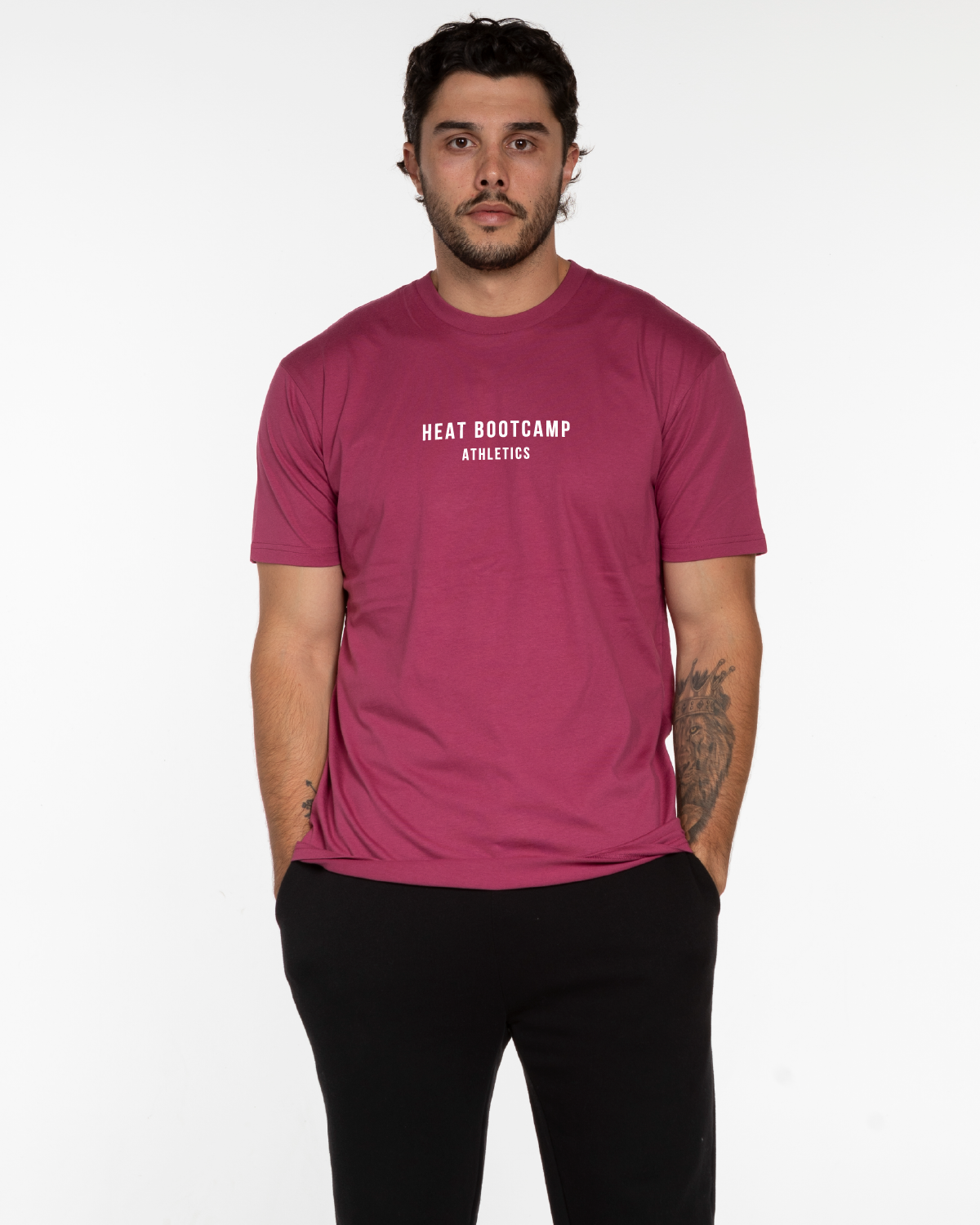 Heat Bootcamp Mens Tee - Berry