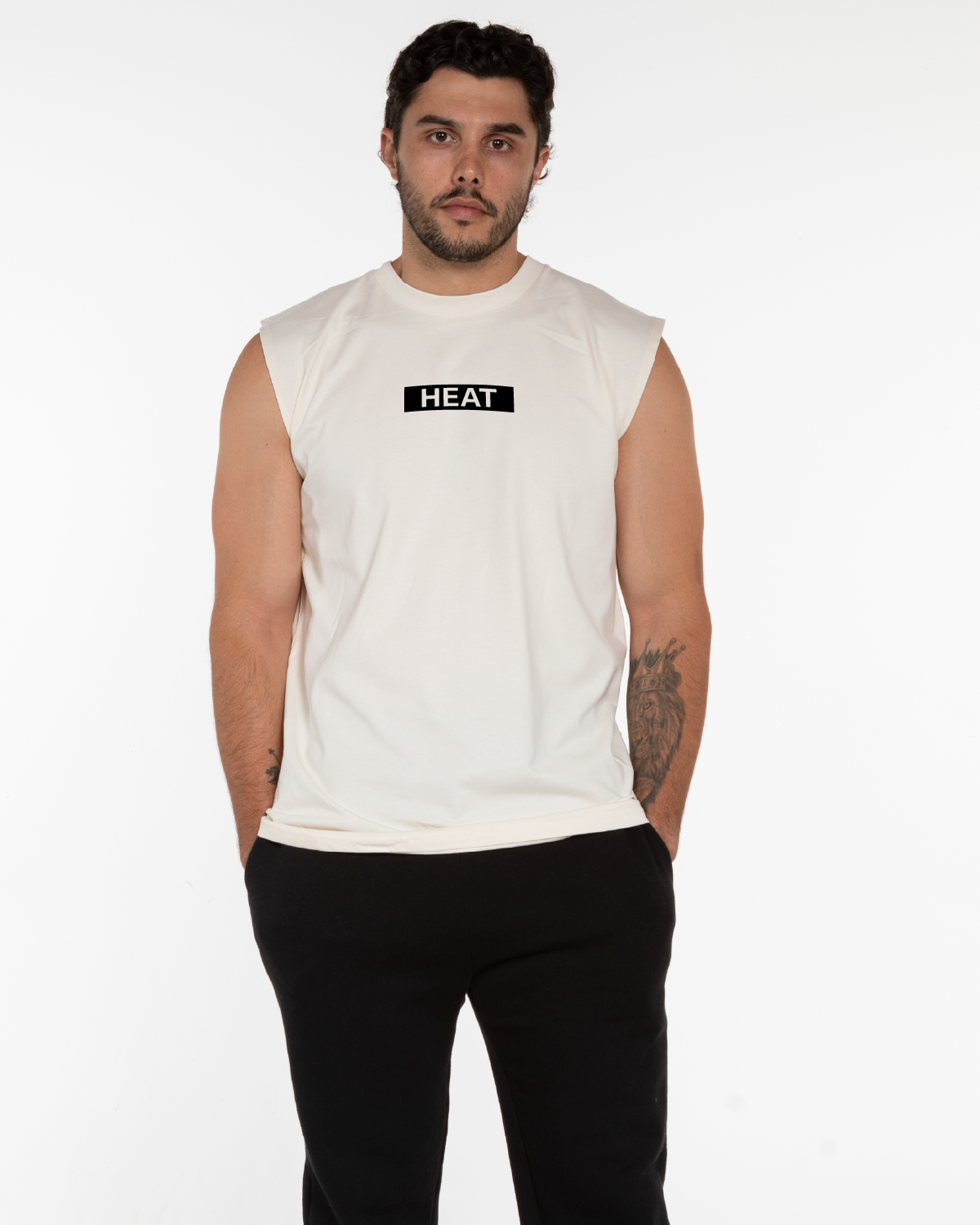 Heat Bootcamp Mens Tank - Off White