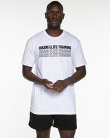 Hikari Core Mens Tee - White Clarity (Stacked Edition)