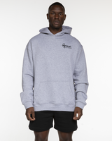 Hikari Elite Mens Hoodie - Heather Steel (Back Round Edition)