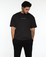 Project Strength Mens Heavyweight Tee - Washed Black