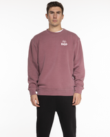 Real Good Pilates - The Midweight Unisex Crewneck - Washed Maroon