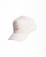 The Canvas Cap - Bone - Real Good Pilates - Center Crown Stacked - Printed - Full Color