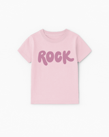 ROCK Values Kids Tee - Pink