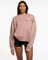Real Good Pilates - Womens Crewneck - Clay