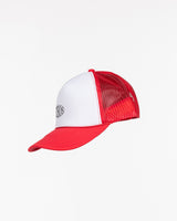 The Foam Trucker - Red / White - Ethos Racing - Center - Inside Circle - Full Color