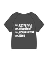 ROCK Values Kids Tee - Washed Gray