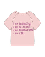 ROCK Values Kids Tee - Pink