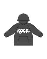 ROCK Values Kids Hoodie - Washed Black