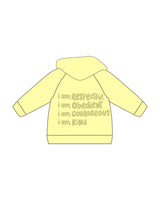 Raising Rock Kids Midweight Hoodie - Washed Yellow