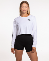 BoxUnion Crop Long Sleeve - White