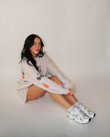 Right Place Right Time Oversized Crewneck - Bone - ICONS
