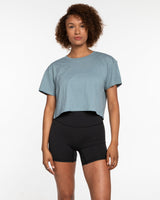 Pulse 712 Crop Tee - Mineral