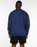 Swamis Core - The Mens Crewneck - Cobalt - Full Logo