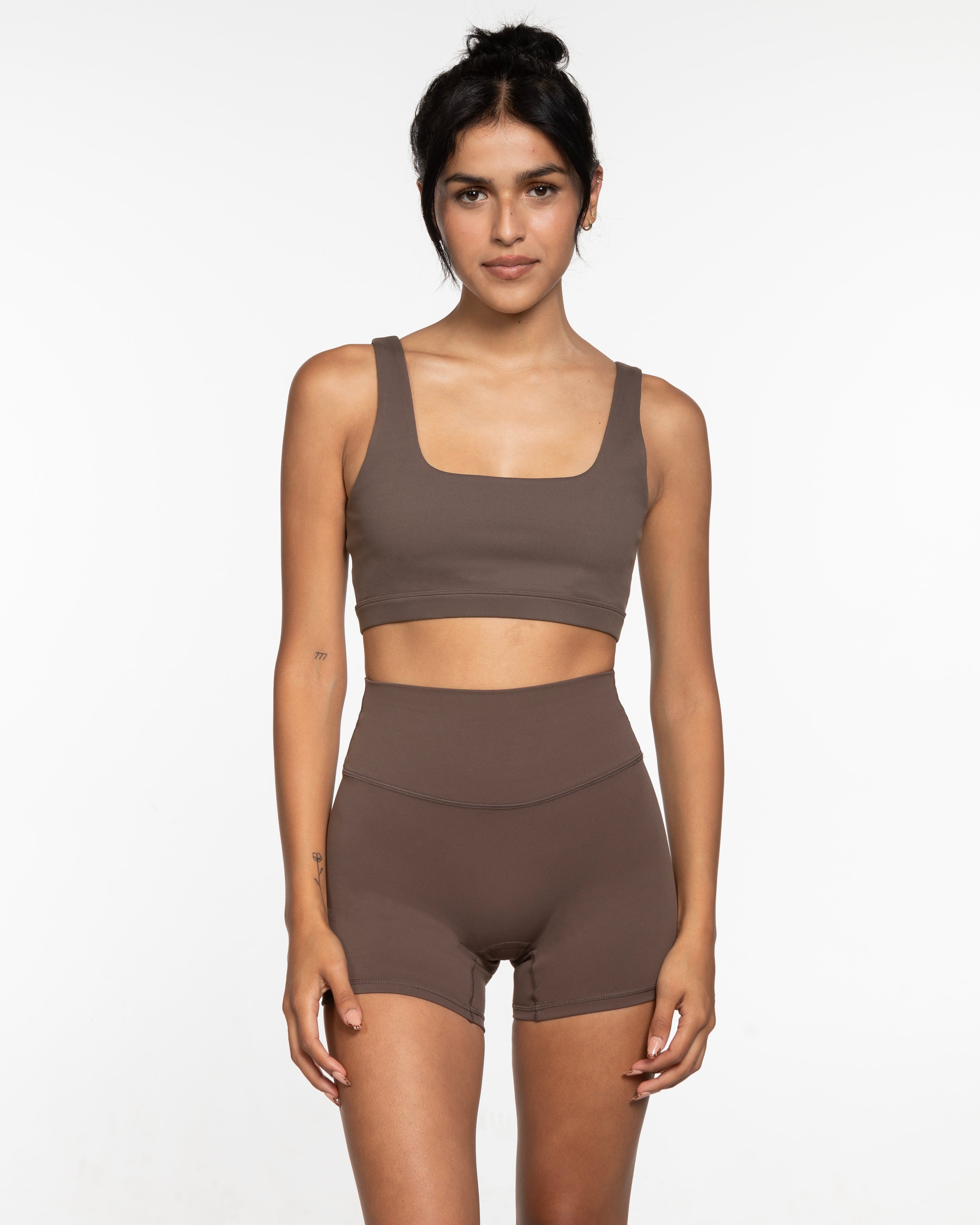 EverCore Box Cut Bra - Cafe