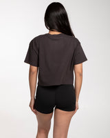 BAMB - The Crop Tee - Charcoal