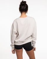 Fed By The Fruit Womens Crewneck - Washed Bone