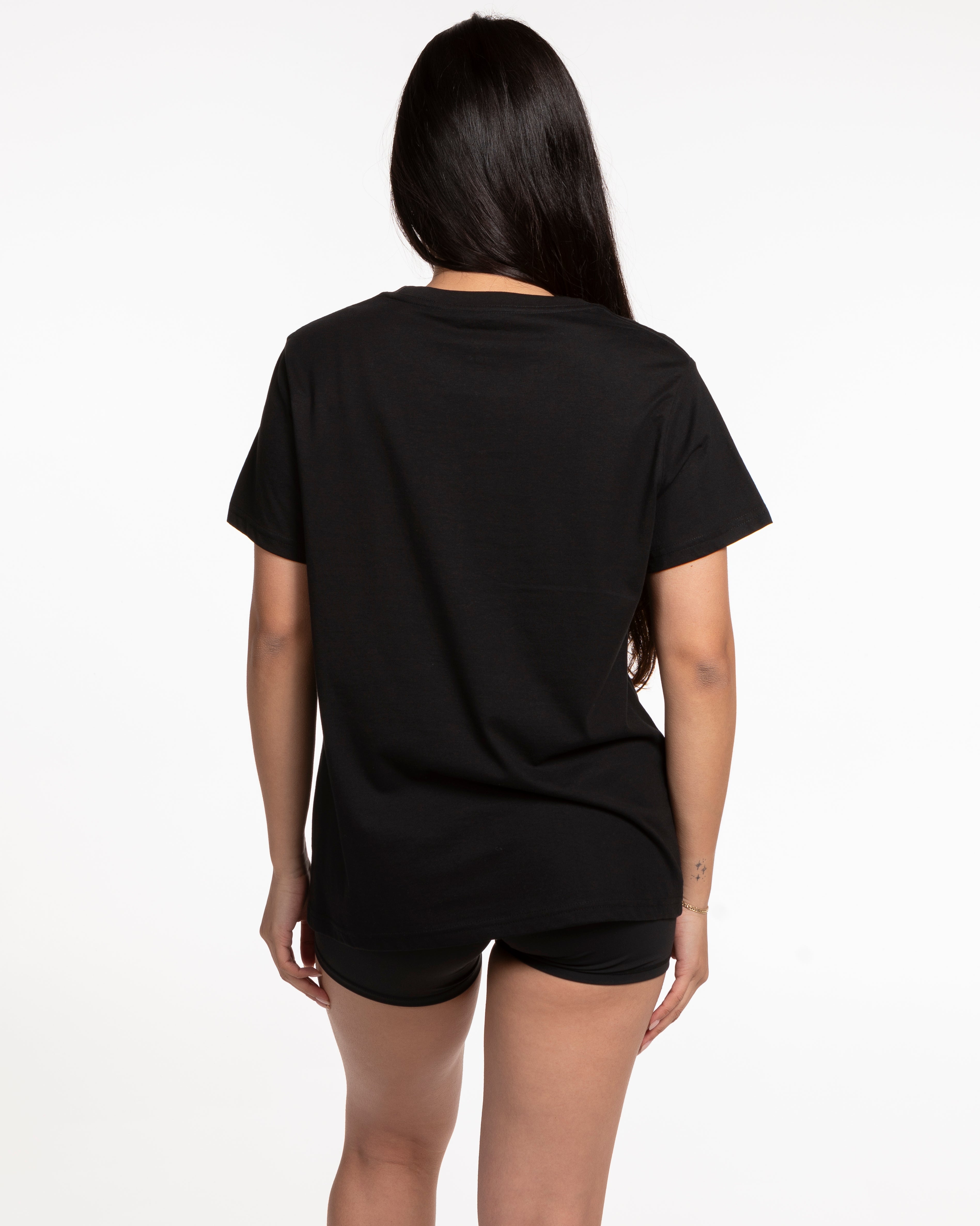 Move Studio Womens Tee - Black - Collegiate Logo