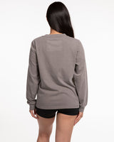White House Pilates Womens Heavyweight Long Sleeve - Washed Gray