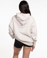 The Womens Hoodie - Bone - Ignite Barre & Fitness - Center Chest Arc - Printed - Full Color
