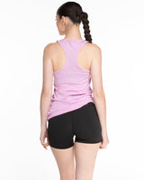 The Womens Full Length Tank - Lilac - Irfitness LLC - Left Chest - Printed - White