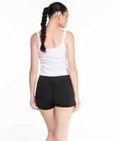 Miss Lymph Micro Rib Strappy Crop Tank - White