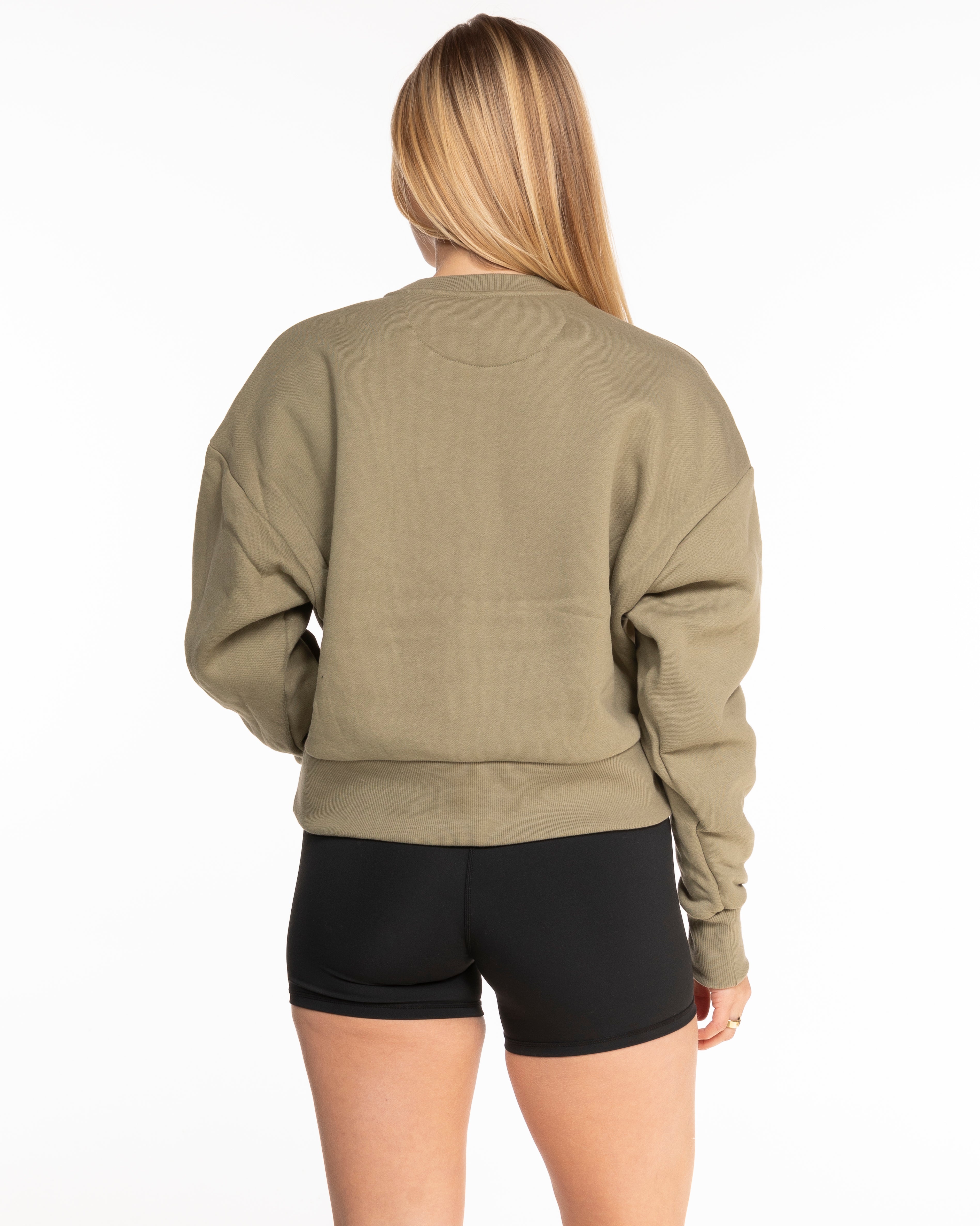 Motivate Movement Womens Heavyweight Crop - Cedar