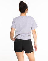 LLR - The Boxy Crop Tee - Heather