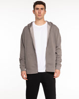 Miss Lymph Unisex Zip Hoodie - Washed Gray