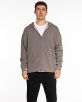 Miss Lymph Unisex Zip Hoodie - Washed Gray