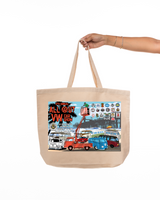 VW Car Show - 10th Annual - The Tote Bag - Natural Full Logo