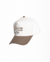 VW Car Show Canvas Cap - Natural / Walnut