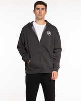Anthem Church - The Mens Zip Hoodie - Washed Black
