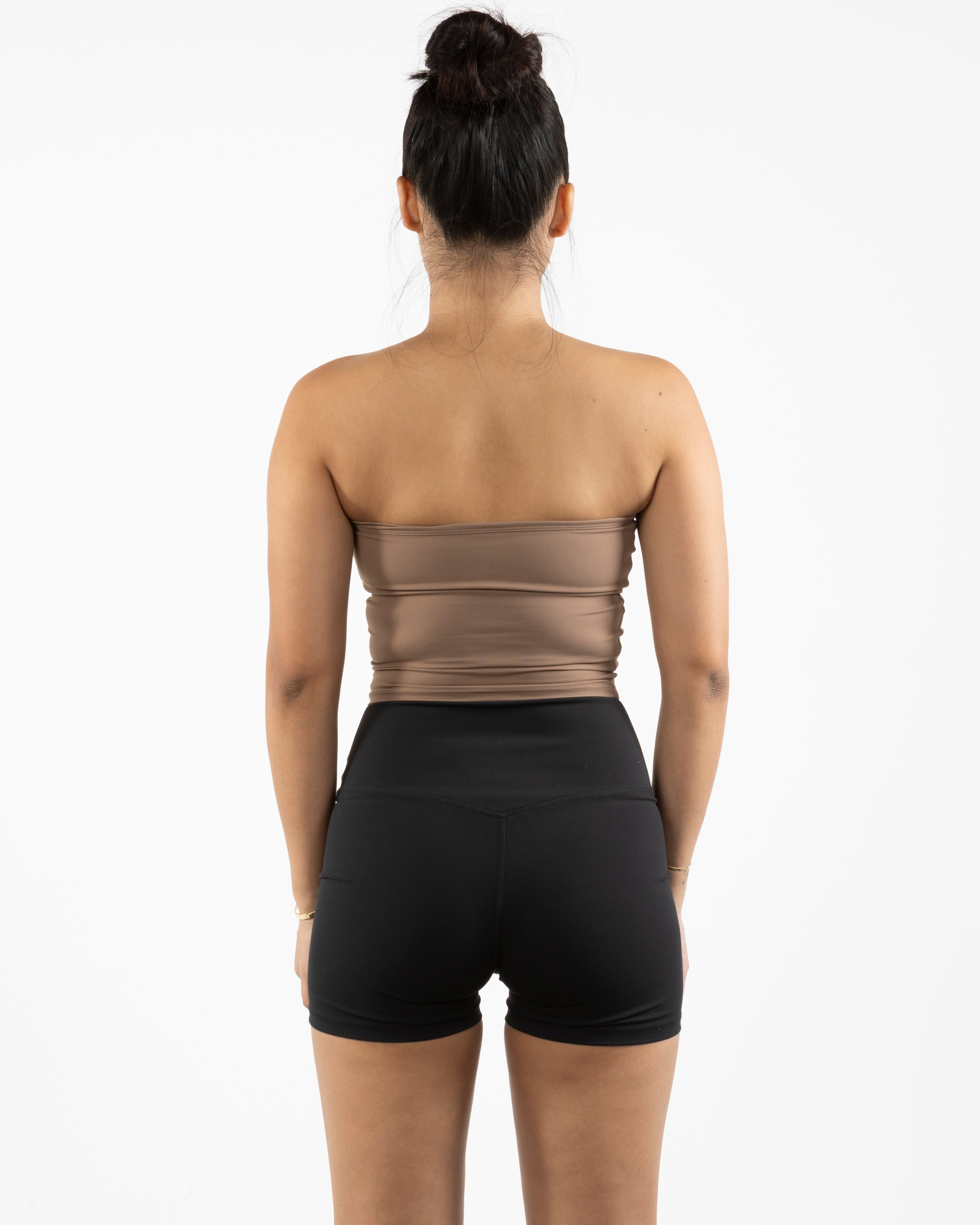 The Whole You Wellness - The Sporty Tube Top - Brown