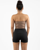 The Whole You Wellness - The Sporty Tube Top - Brown