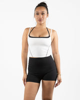 The Whole You Wellness - The Piped Tank - White