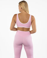 The Whole You Wellness - The Piped Bra - Pink