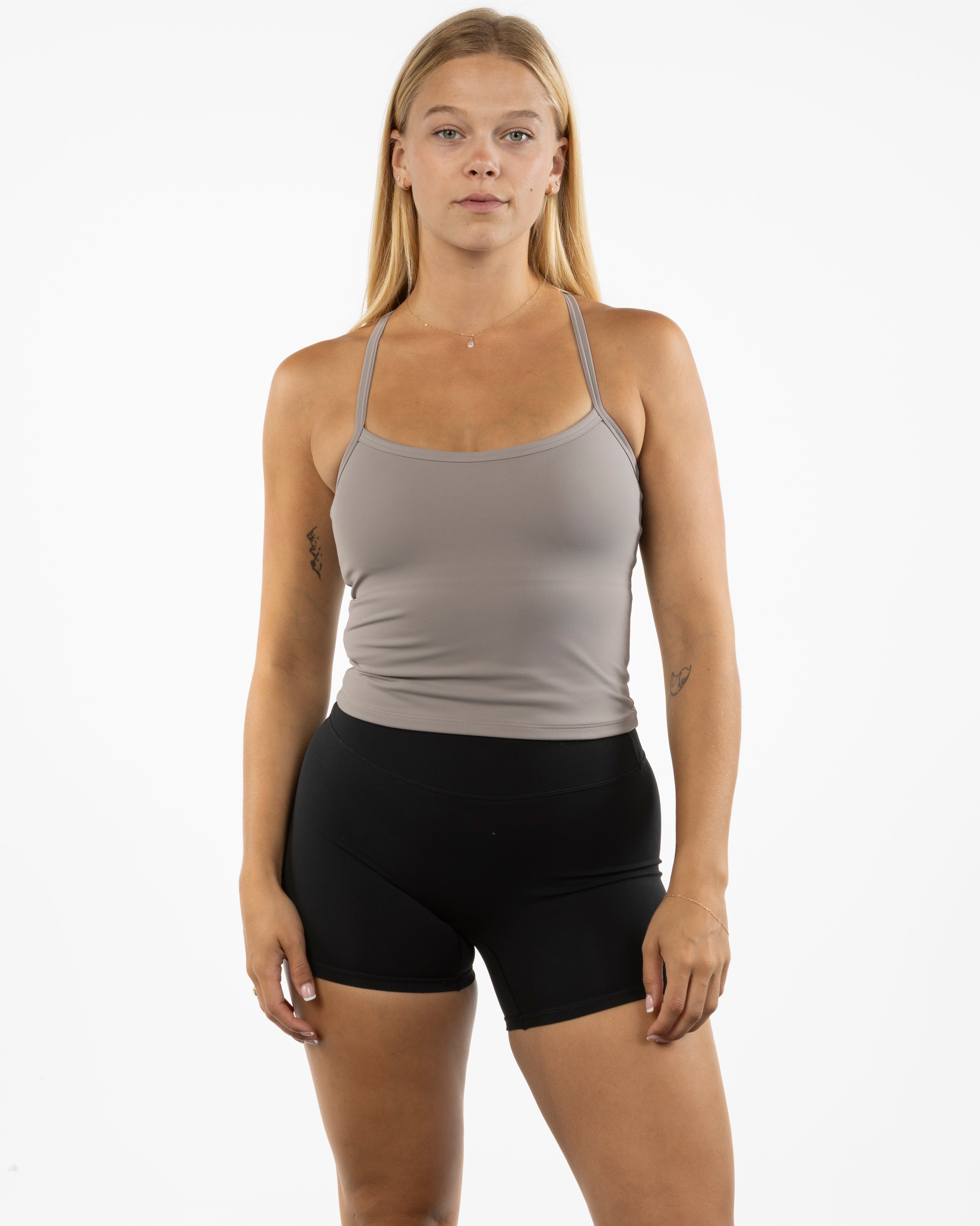 The Refinery Fitness Studio Womens Sporty Tank - Grey