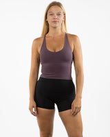 The Refinery Fitness Studio Sporty Strappy Tank - Purple