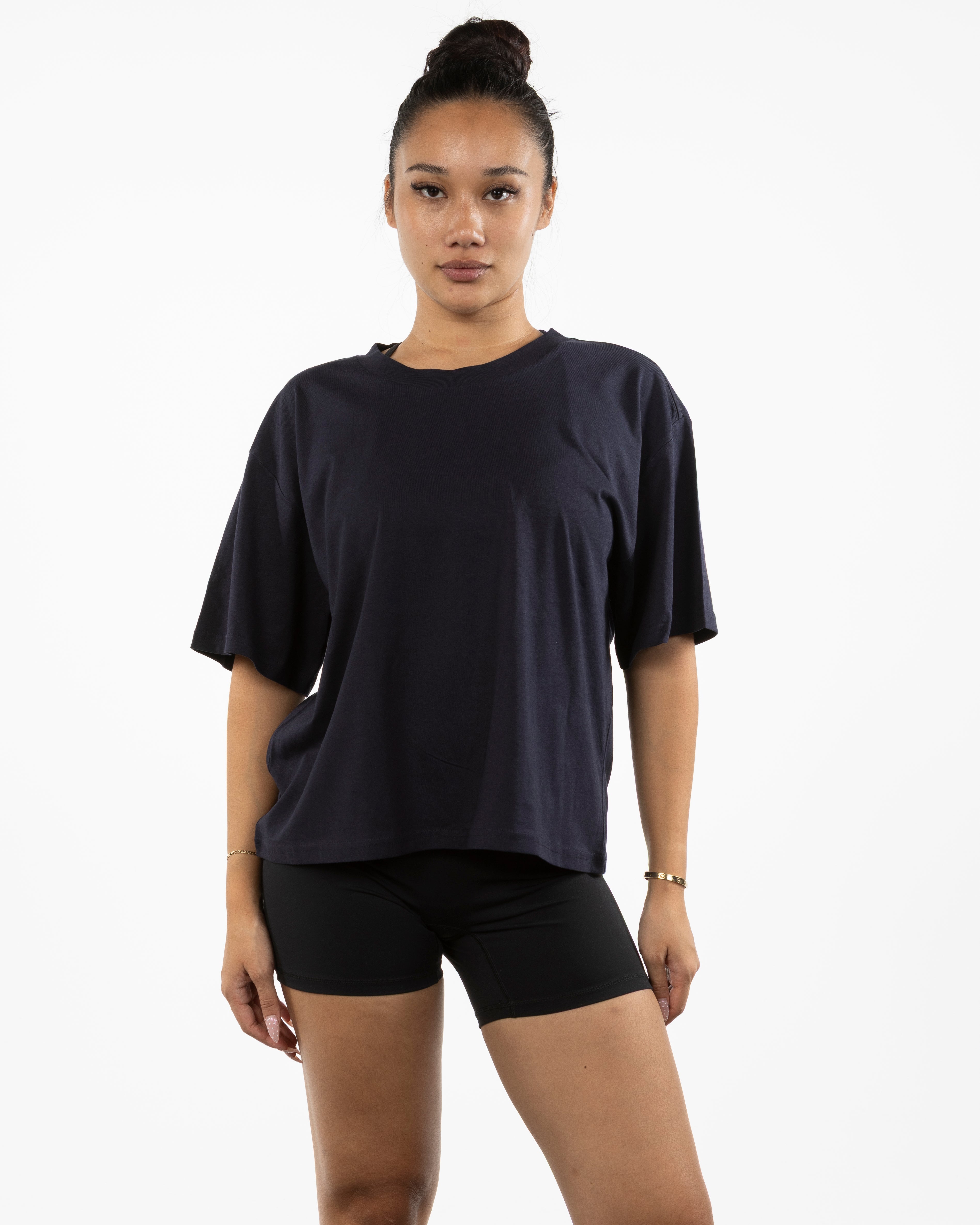 Pulse 712 Womens Oversized Tee - Ink