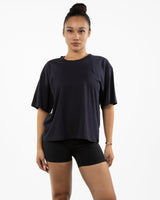 Pulse 712 Womens Oversized Tee - Ink