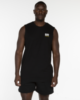 The Mens Classic Tank - Black - Body Restoration - Left Chest Stacked & Back Center Spine - Printed - Full Color