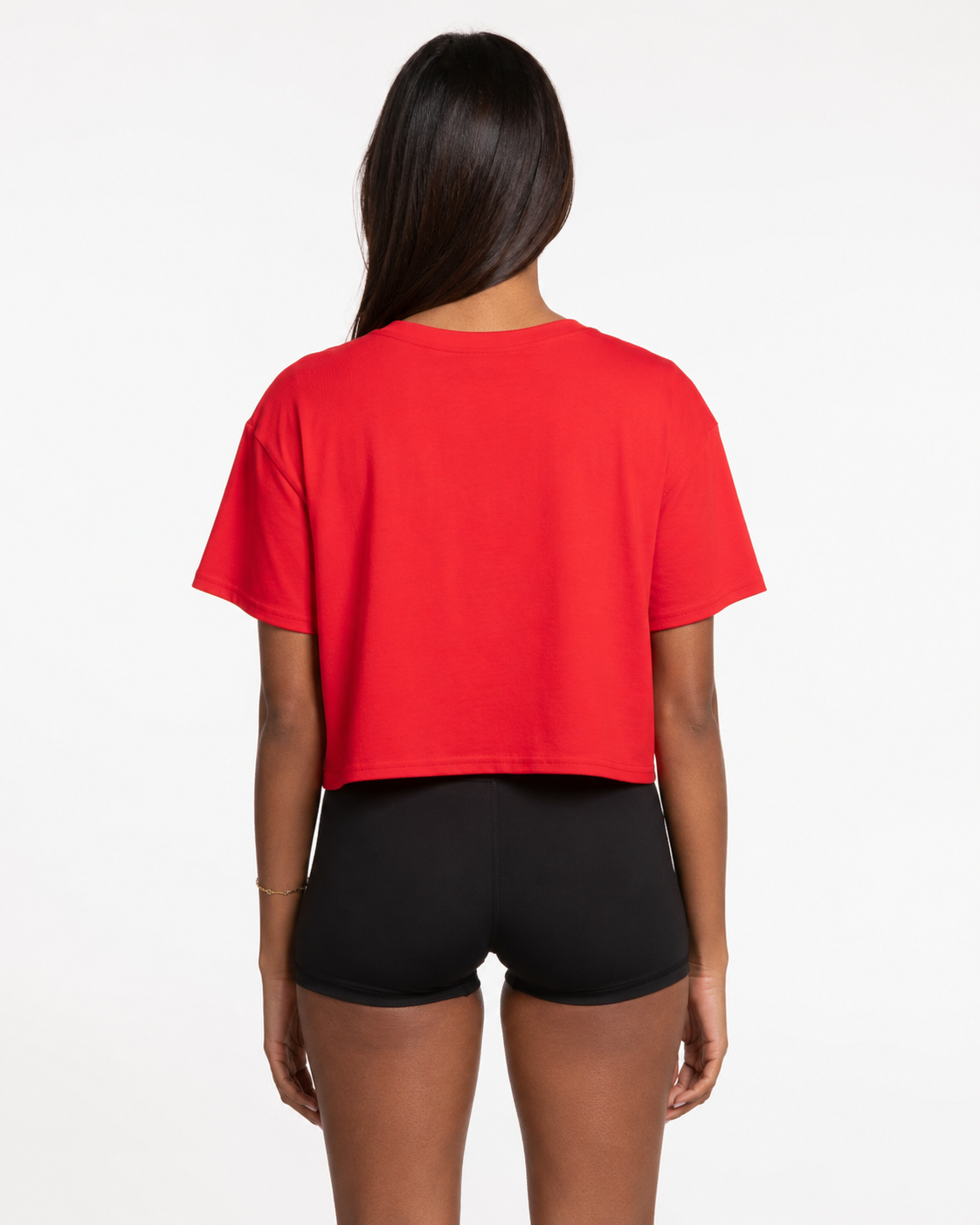 Pulse 712 Crop Tee - Red